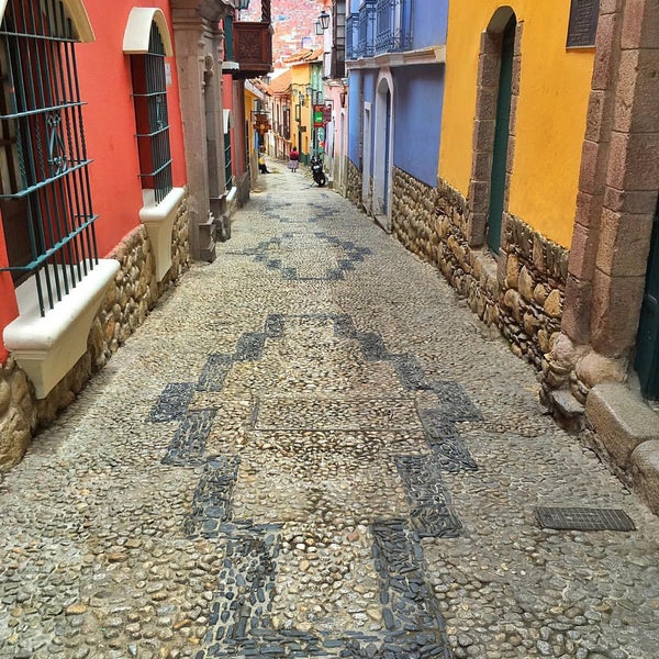 Photo taken at Calle Jaén by Drew C. on 11/7/2015