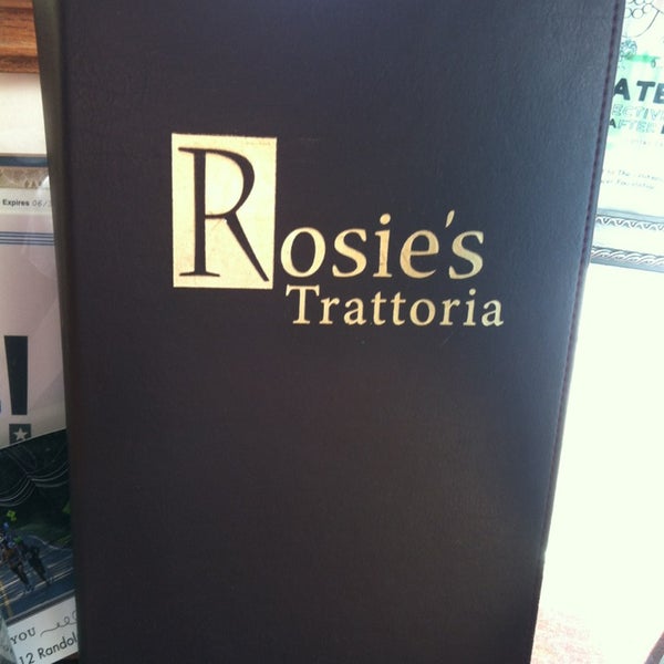 รูปภาพถ่ายที่ Rosie&#39;s Trattoria โดย John R. เมื่อ 1/5/2013
