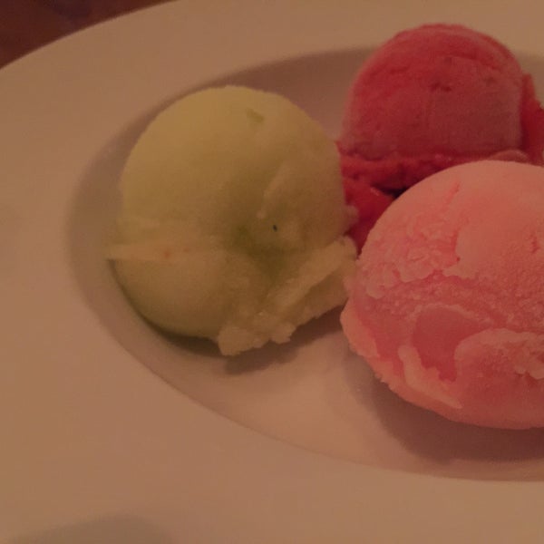 The sorbet. All of it is good, but the lemon basil is the best