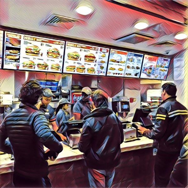 Burger King FastfoodRestaurant in Paris