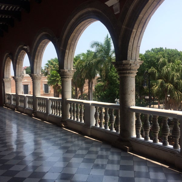 Photo taken at Palacio Municipal de Mérida by David A. on 4/26/2017