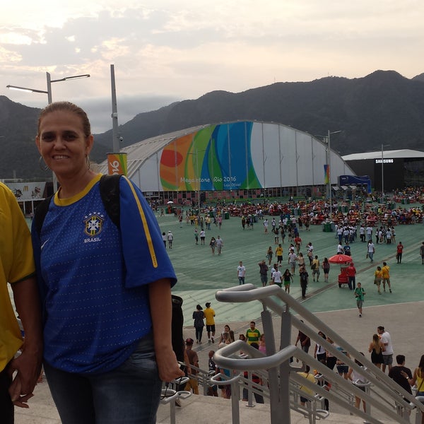 Das Foto wurde bei Estádio Aquático Olímpico von Bete S. am 9/14/2016 aufgenommen