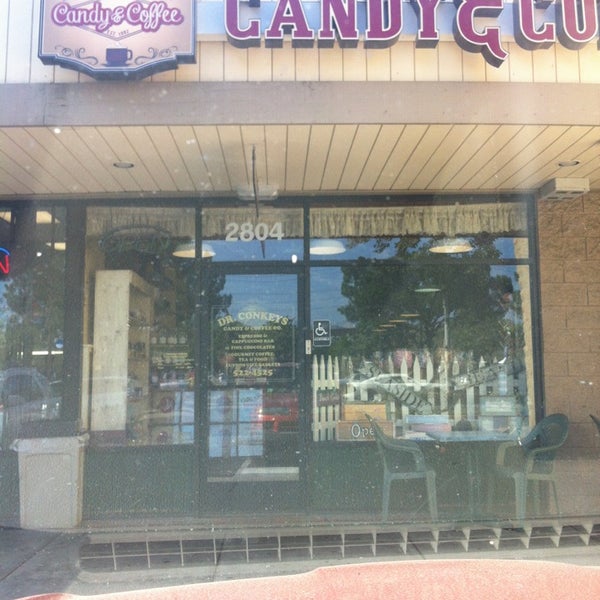 Photo taken at Dr. Conkey&#39;s Candy and Coffee Co. by Suzette F. on 8/3/2013