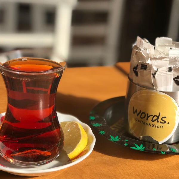 Photo taken at Words.Coffee&amp;Stuff by Serdar Ş. on 2/9/2018