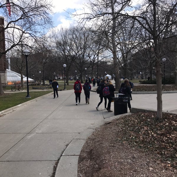 Photo taken at University of Michigan Diag by Mitchell R. on 4/10/2018