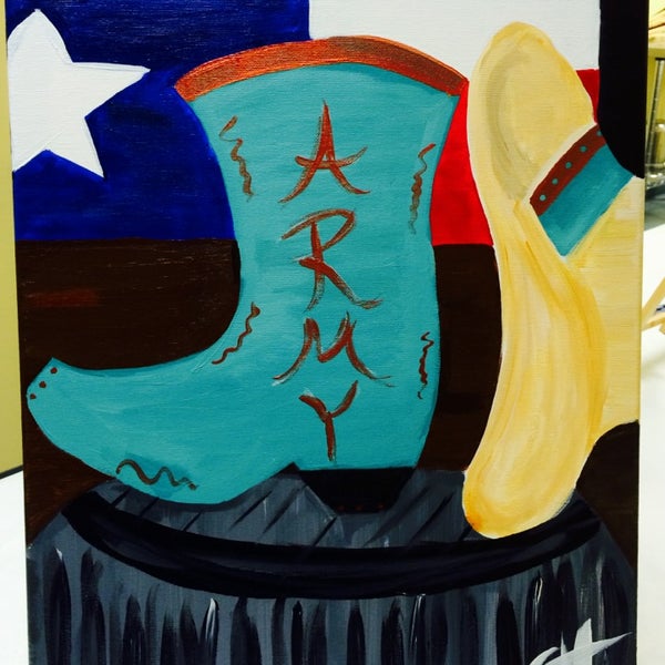 Photo taken at Painting with a Twist Cedar Park by Clarissa S. on 8/8/2014