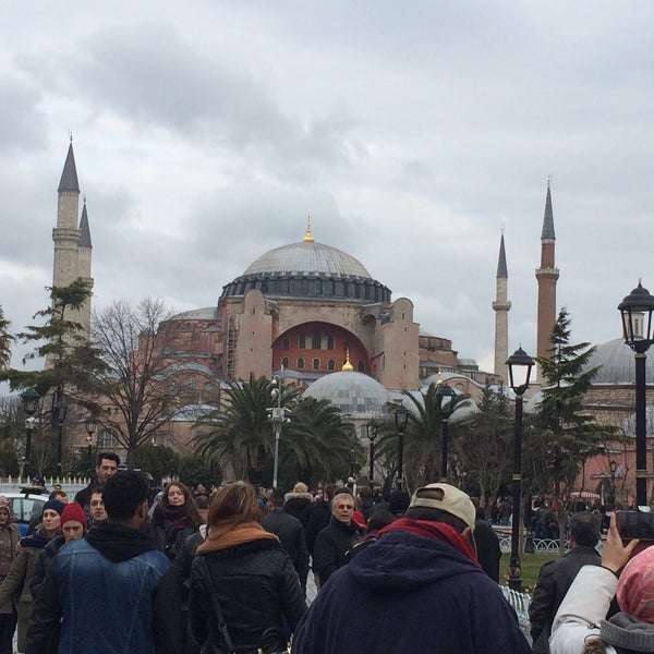 Photo taken at Hagia Sophia by Ahmetcan E. on 2/15/2015