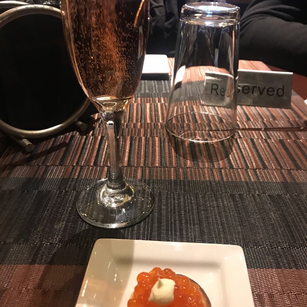 Photo taken at OLMA Caviar Boutique &amp; Bar at The Plaza Food Hall by Vija on 1/7/2019