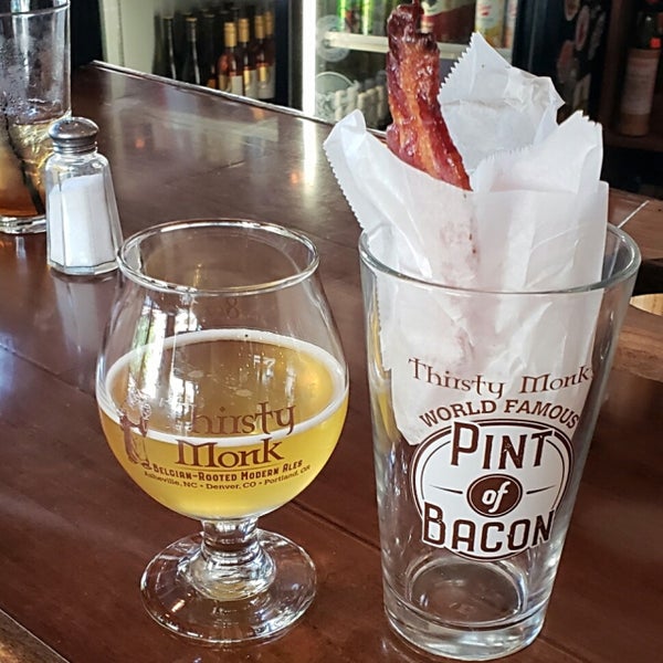 Photo taken at Thirsty Monk Brewery &amp; Pub by Ken J. on 9/22/2018