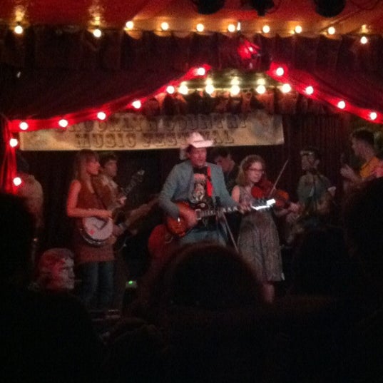 Photo taken at Jalopy Theatre and School of Music by Natalie B. on 10/14/2012
