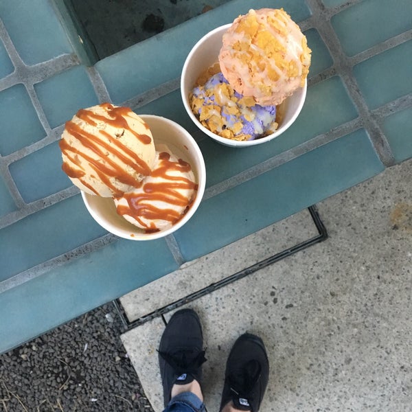 4/30/2018 tarihinde Jaclyn H.ziyaretçi tarafından Milkbomb Ice Cream'de çekilen fotoğraf