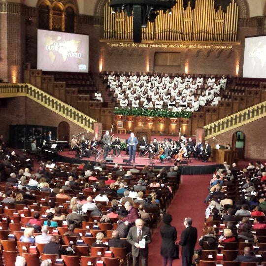 Photo taken at The Moody Church by Havner C. on 3/9/2014