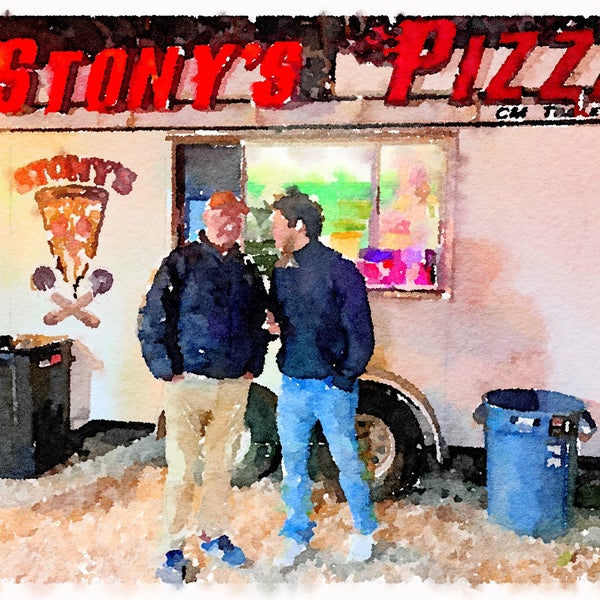Photo taken at Stony&#39;s Pizza Truck by Jeff T. on 3/9/2024