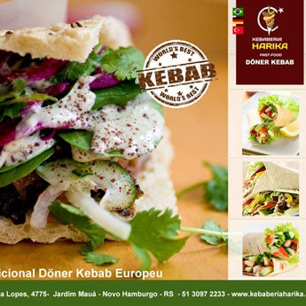 Dica pra esta SEXTA FEIRA--> TRADICIONAL Döner Kebab CORDEIRO! COMPARTILHE a dica com seus amigos, eles podem gostar. Döner Kebab - Saboroso & Saudável - Vai satisfazer por completo. Visite website