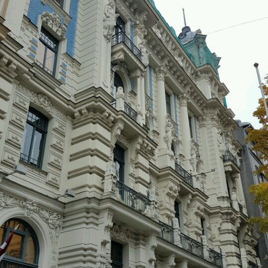 Photo taken at Art Nouveau Riga by Fernando M. on 10/22/2016