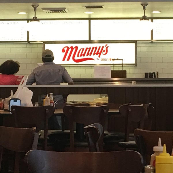 Photo taken at Manny&#39;s Cafeteria &amp; Delicatessen by Michael Walsh A. on 7/9/2019