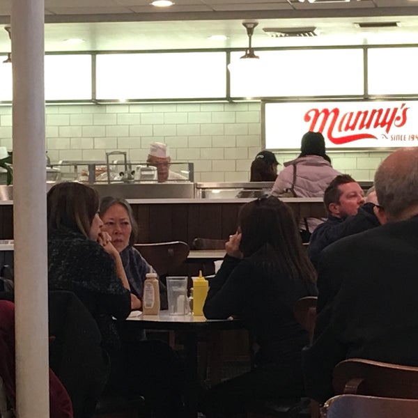 Photo taken at Manny&#39;s Cafeteria &amp; Delicatessen by Michael Walsh A. on 11/14/2019