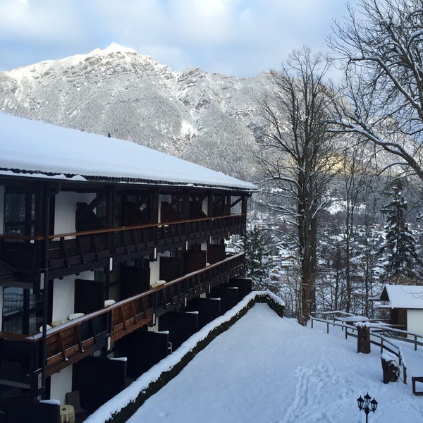 Photo taken at Riessersee Hotel Resort by Nail A. on 1/26/2015
