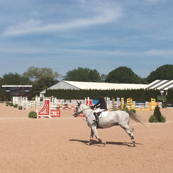 Photo taken at Hampton Classic Horse Show by Christopher on 8/29/2015