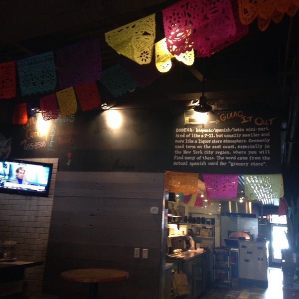 Photo taken at Bodega Taco Bar by Juan Carlos P. on 4/18/2014