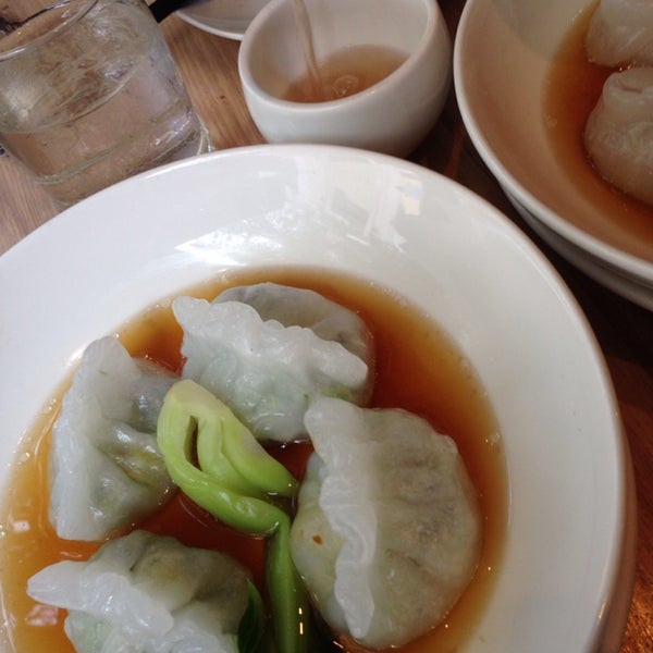 The best sushi, dumplings and tea. Get the pork or steamed veggie dumplings.