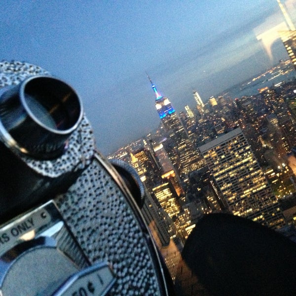 Photo taken at Top of the Rock Observation Deck by Angélica R. on 5/7/2013