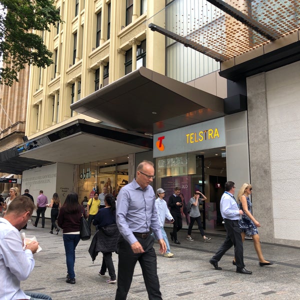 Photo taken at Queen Street Mall by Adam M. on 5/20/2019