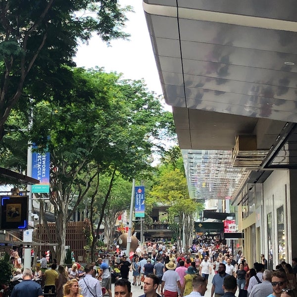 Photo taken at Queen Street Mall by Adam M. on 12/24/2019