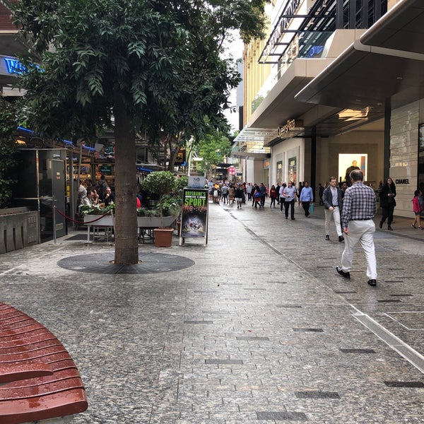 Photo taken at Queen Street Mall by Adam M. on 7/8/2019