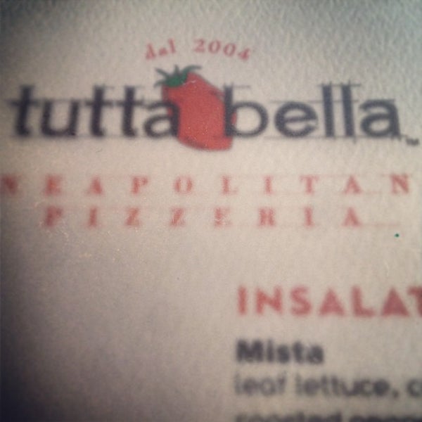 Снимок сделан в Tutta Bella Neapolitan Pizzeria пользователем Matt P. 6/24/2013