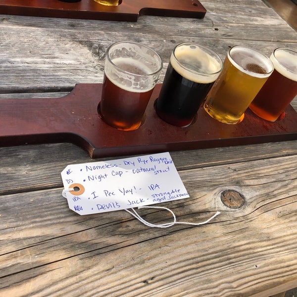 Photo taken at ManRock Brewing Company by Bryan W. on 11/2/2018