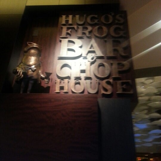 Photo taken at Hugo&#39;s Frog Bar &amp; Chop House by El N. on 11/25/2012