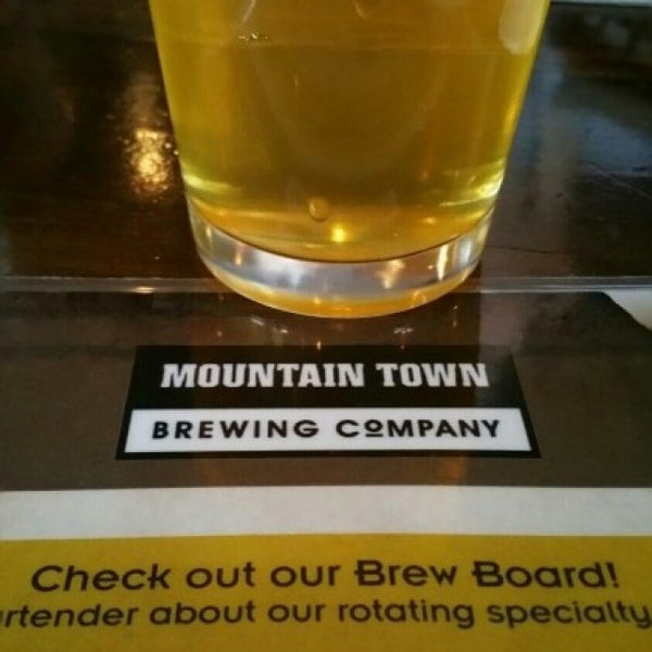 Photo taken at Mountain Town Brewing Company by Dan B. on 4/30/2016