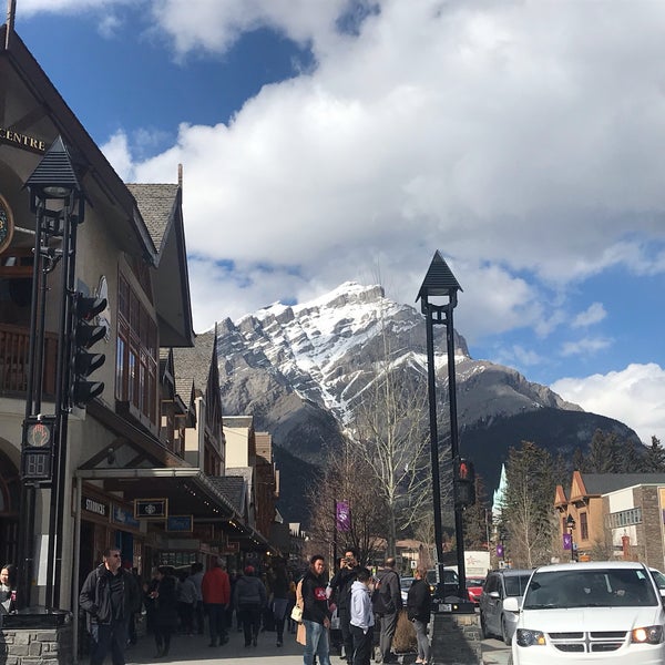 Photo taken at Town of Banff by Fatima on 4/20/2019
