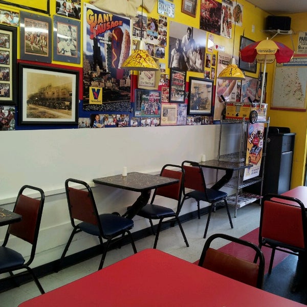 Photo taken at Mike&#39;s Chicago Hot Dogs by G B. on 9/25/2013