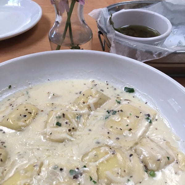 It's a bit pricey if you stray from the lunch menu but my truffle ravioli was so good I wanted to pick up the bowl and lick it clean. Excellent service too. I would come back for dinner in a ❤️beat.