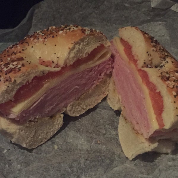 Photo taken at Bagel Oasis by James F. on 5/31/2015