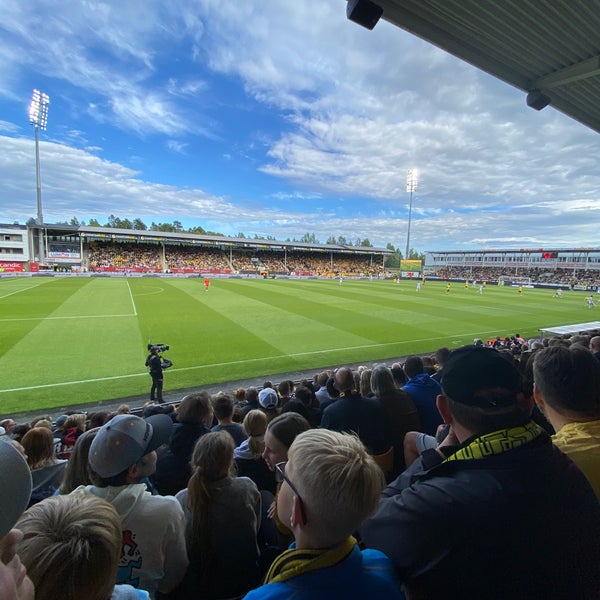 Photo taken at Åråsen Stadion by Mathias v. on 6/19/2022