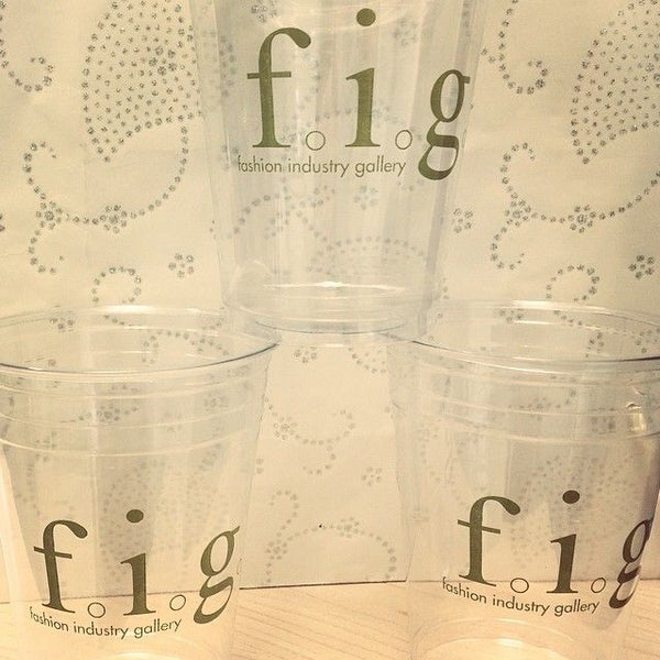 Trendy cups to match their trendy boutique! 7oz plastic cups, printed by The Cup Store