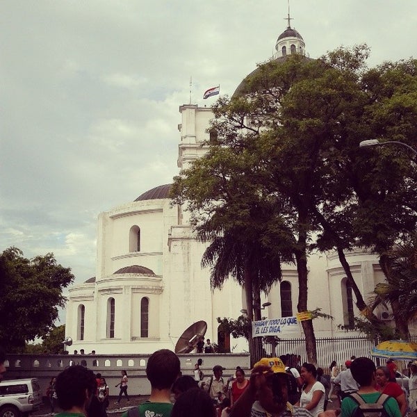 Photo taken at Basilica de Caacupe by Laura R. on 12/2/2013
