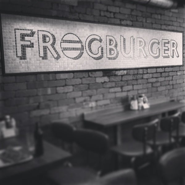 Photo taken at FrogBurger by French Fried TV on 2/19/2014