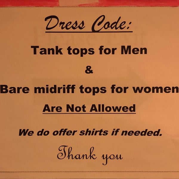 Strict dress code fellas, read up.