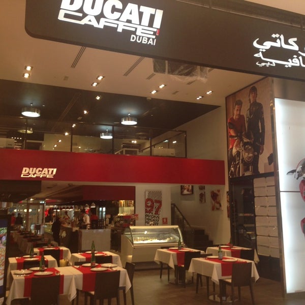 Photo taken at Ducati Caffe by Fernando R. on 2/28/2014