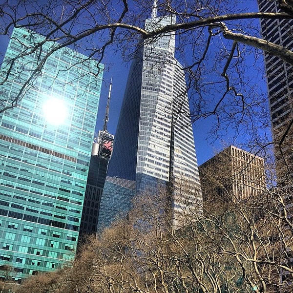 Photo taken at 5 Bryant Park by Christian M. on 4/16/2014