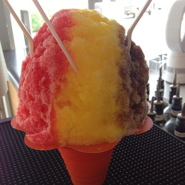 Photo taken at Breakwall Shave Ice Co. by Briana D. on 6/20/2014