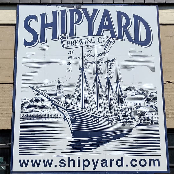 Photo taken at The Shipyard Brewing Company by Michael K. on 8/26/2021