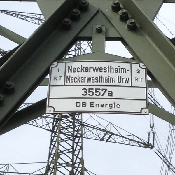 Photo taken at Bahnstromumformerwerk Neckarwestheim by Intelli U. on 4/7/2014