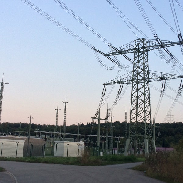 Photo taken at Bahnstromumformerwerk Neckarwestheim by Intelli U. on 9/27/2016