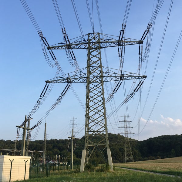 Photo taken at Bahnstromumformerwerk Neckarwestheim by Intelli U. on 8/27/2019