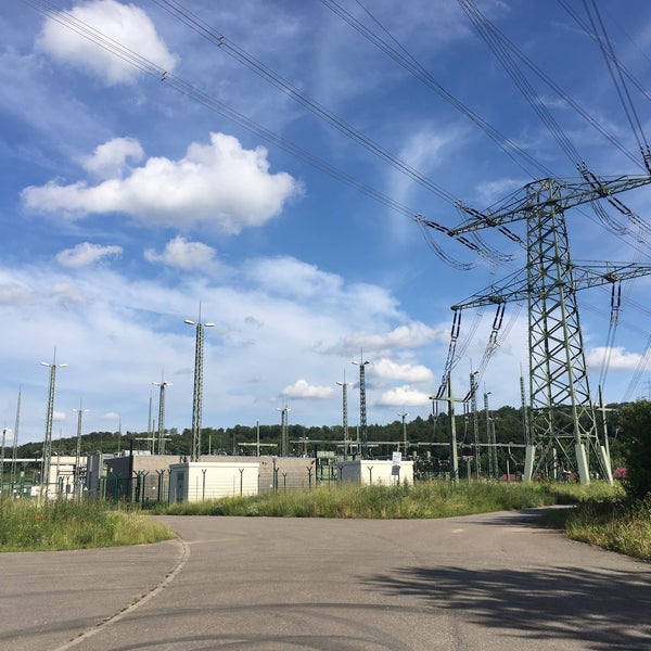 Photo taken at Bahnstromumformerwerk Neckarwestheim by Intelli U. on 6/15/2019